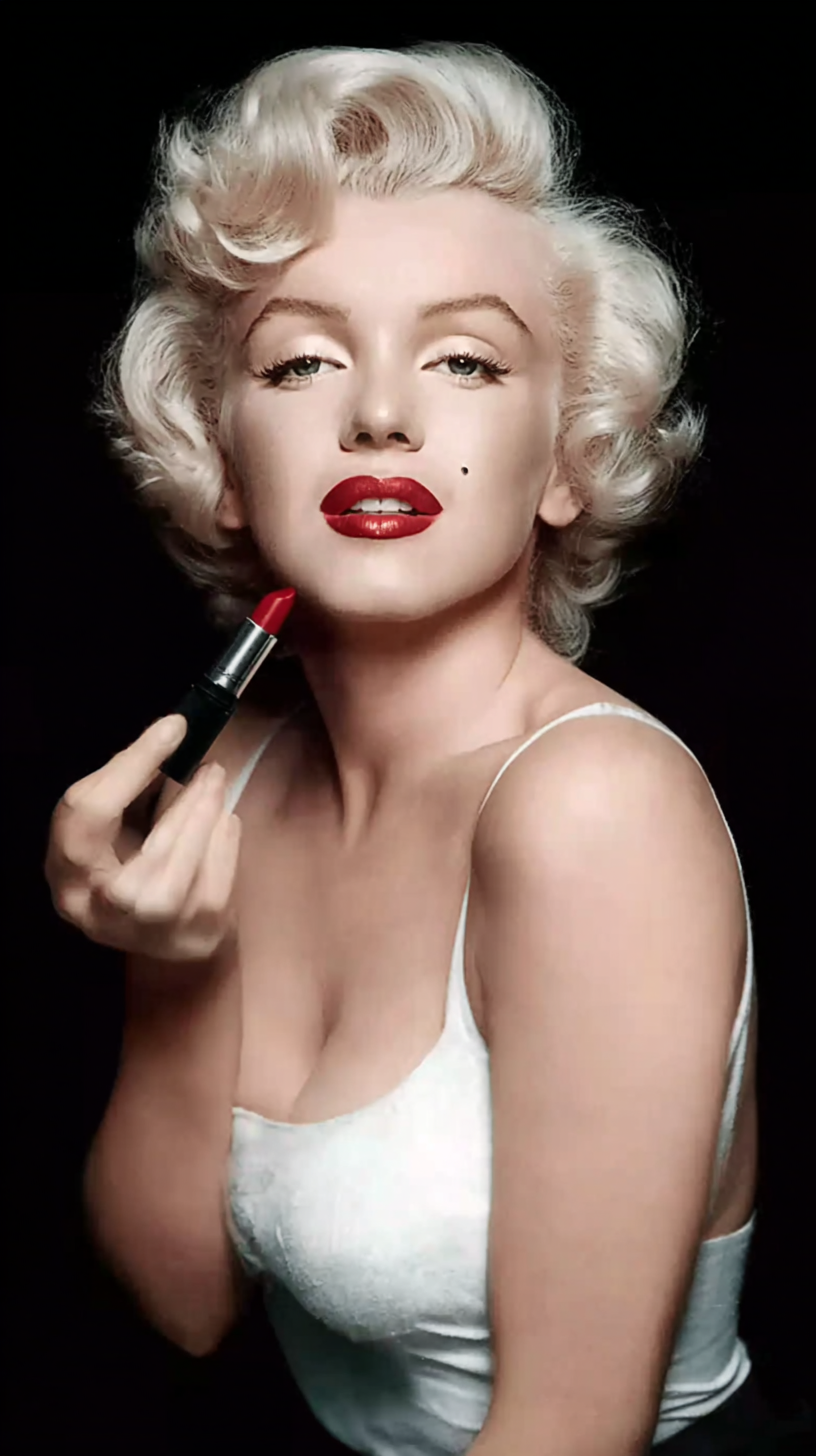 Storyboard 10: Product focus - MAC Ruby Woo lipstick bullet, iconic MAC branding and Ruby Woo label clearly visible