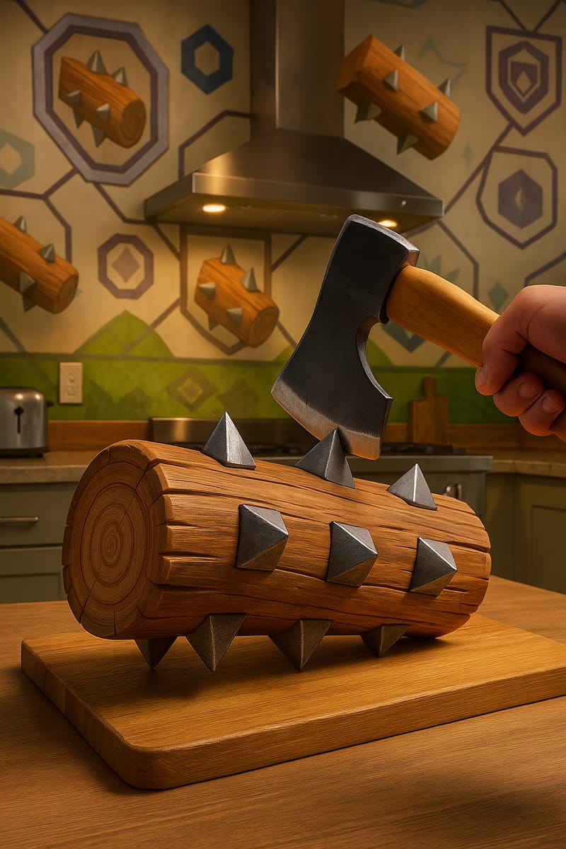 Kitchen Arena Saga: Chains, Fire, and Smiling Spirits context reference image 2