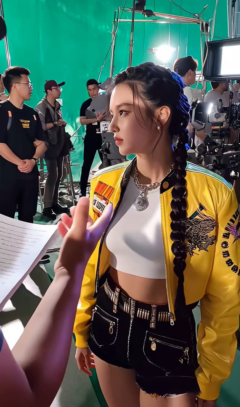 Leaked K-pop Demon Hunters BTS: Dragon Squad On Set context reference image 1