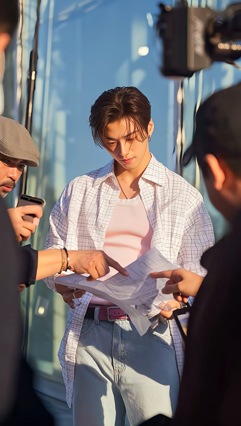 Leaked K-pop Demon Hunters BTS: Dragon Squad On Set context reference image 5