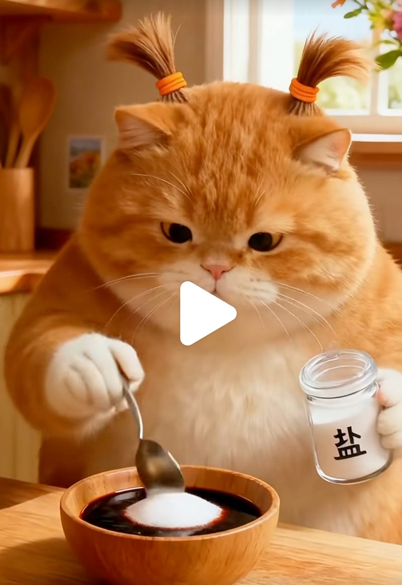 Chef Cat’s Garden Feast: From Harvest to Waterfall Table context reference image 6